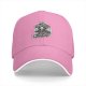 Black baseball cap with horror ice cream graphic design