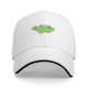 Black Baseball Cap With Cute Green Dinosaur Graphic