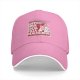 Black Baseball Cap With Support Your Local Pizza Dealer Print