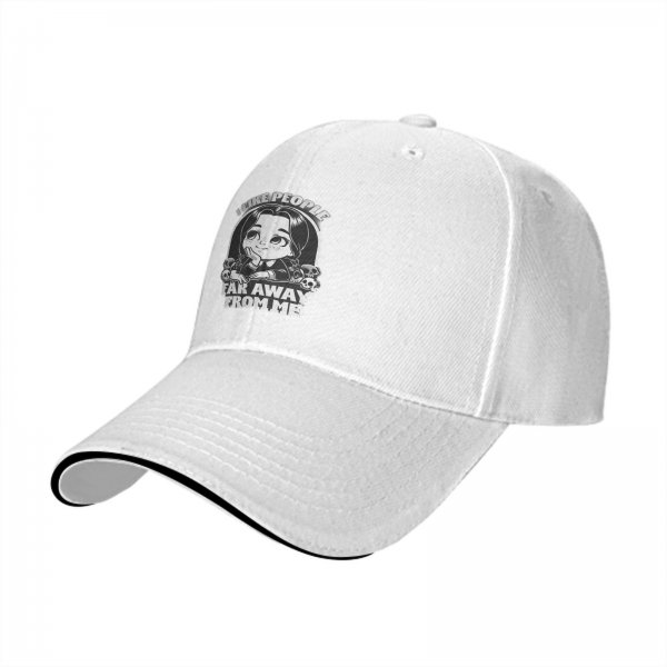 I Like People Far Away From Me Wednesday Addams Baseball Cap