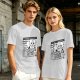 Olive T-Shirt With Funny Lawyer Cat Legal Trouble Graphic Print