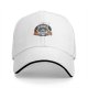 Black Baseball Cap With Cute Raccoon Working On Laptop Print