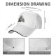 Black Baseball Cap With Fantasy Dragon Rider Landscape Art Print