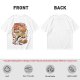 Olive T-Shirt With Retro Portable Video Games Cartoon Print