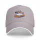 Black Baseball Cap With Cute Sushi 'Thanks Chef' Graphic Print