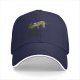 Black baseball cap with sloth graphic and 'Just Do It Later' text
