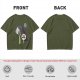 Olive Zombie Hand Holding Coffee Mug 'More Coffee!' Graphic T-Shirt