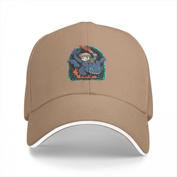 Black Baseball Cap with How to Train Your Dragon Toothless and Hiccup Print