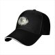 Black baseball cap with vintage Gas Lighting since 1800s graphic