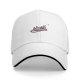 Black Baseball Cap With Opossum Graphic Print