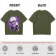 Olive Anime Graphic T-Shirt Featuring Killua Zoldyck