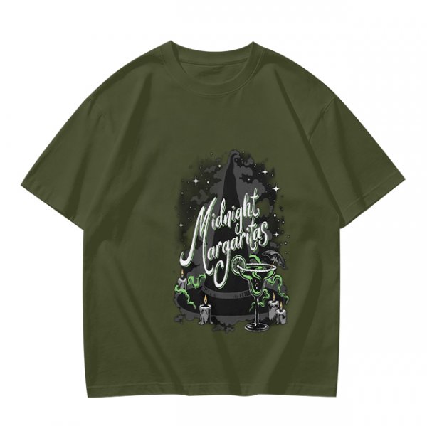 Midnight Margaritas Witch Themed Graphic T-Shirt