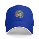 Black Baseball Cap With 'But First Coffee' Halloween Themed Print