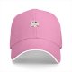 Black Baseball Cap With Cute Bloody Ghost Graphic