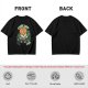 Olive t-shirt with cute brain character and 'Cute But Ous' print