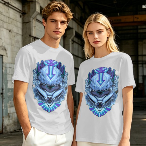 Olive T-Shirt With Avatar The Last Airbender Appa Graphic
