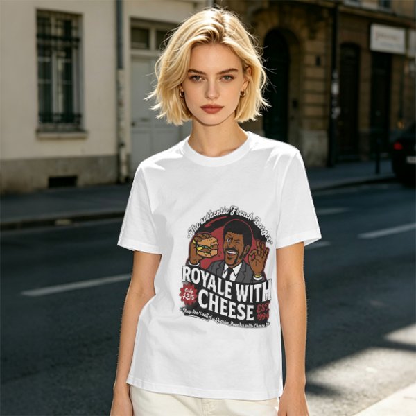 Royale With Cheese French Burger Graphic T-Shirt
