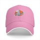 Black baseball cap with skeleton holding coffee cup graphic