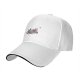 Black Baseball Cap With Opossum Graphic Print