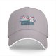 Black baseball cap with cat painting art design