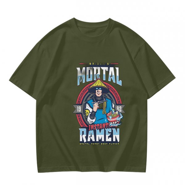 Mortal Instant Ramen Graphic Tee for Gaming Fans