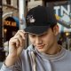Coffee is my psychotherapist black baseball cap with cartoon print