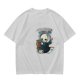 Cute Grim Reaper Coffee Lover Graphic T-Shirt