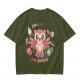 Owlways For Snacks Cute Graphic T-Shirt with Owl and Treats