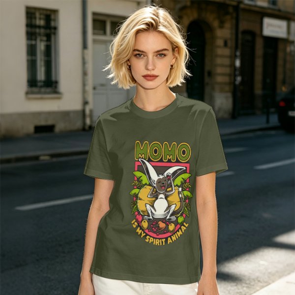 Momo Is My Spirit Animal Graphic T-Shirt