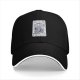 Black baseball cap with elf tarot card graphic