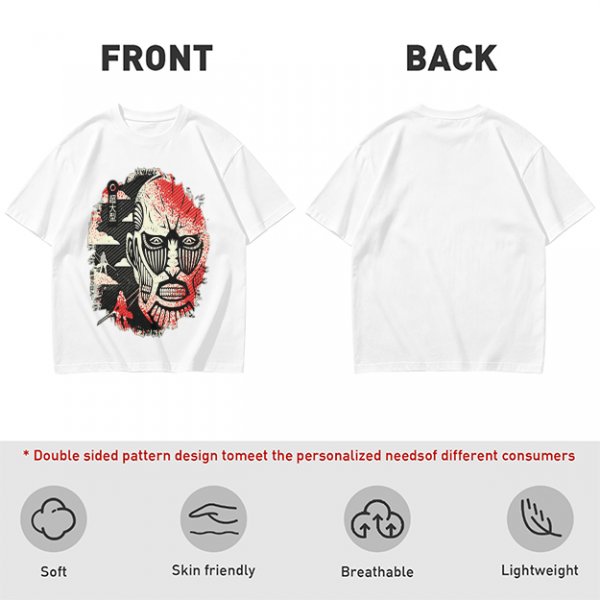 Attack on Titan Colossal Titan Graphic Olive T-Shirt