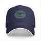 Black Baseball Cap With Celtic Knot Dragon Emblem