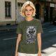 Olive Graphic Tee With Shocked Raccoon Scientist I Tried It At Home Print