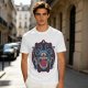 Olive T-Shirt With Dungeons & Dragons Beholder Monster Print