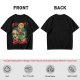 Olive T-shirt with He-Man and Battle Cat Graphic Print