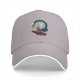 Black baseball cap with The Owl House Eda and King graphic print