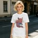 Olive T-Shirt With Cute Squirrel Holding Hot Drink Winter Art