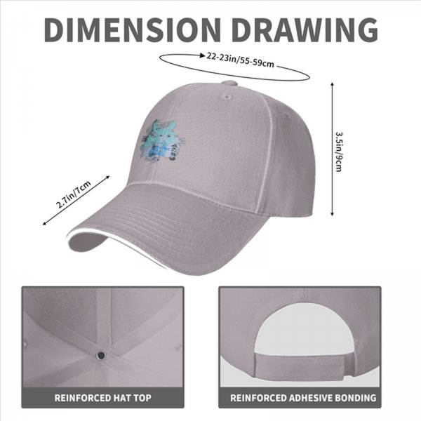 Black Baseball Cap With Watercolor Forest Spirit Art Print