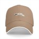 Black Baseball Cap With Funny Disconnected Stick Figure Print