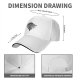 Black Baseball Cap With Fantasy Crest Emblem