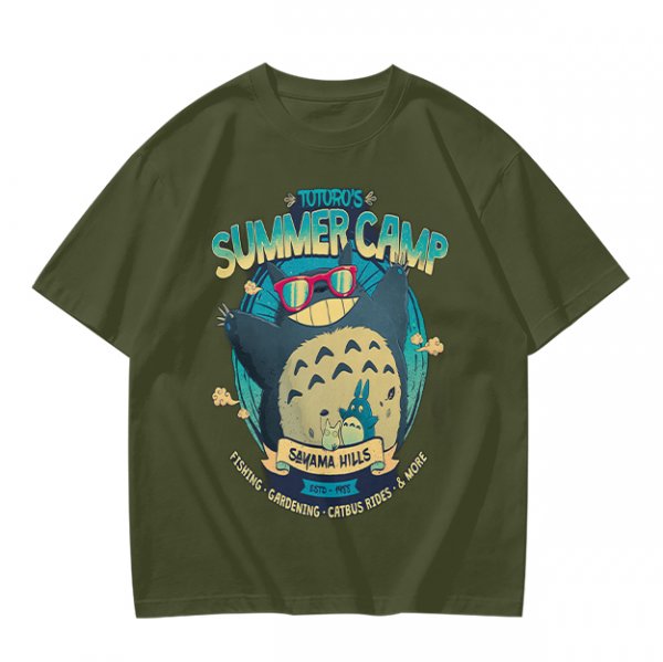 Totoro's Summer Camp Graphic T-Shirt