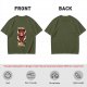 Olive Green T-Shirt With Critical Roll D20 Graphic