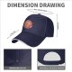 Black baseball cap with 'Support Your Local Lion' cat graphic