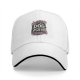 Black baseball cap with 'Embrace The Dog Hair It's Everywhere' print