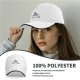 Black baseball cap with shark graphic and 'NO' text print