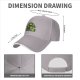 Black Baseball Cap with Maleficent Halloween Themed Print
