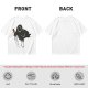 Olive T-Shirt With Dark Crow Holding Knife Graphic Print