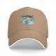 Black Baseball Cap With Spirited Away Chihiro And Haku Dragon Print