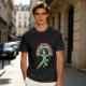 Olive Graphic T-Shirt With 'I Can't Adult Today' Rainbow Design