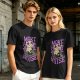 Olive T-Shirt with DJ Cat Graphic and Make Some Noise Text